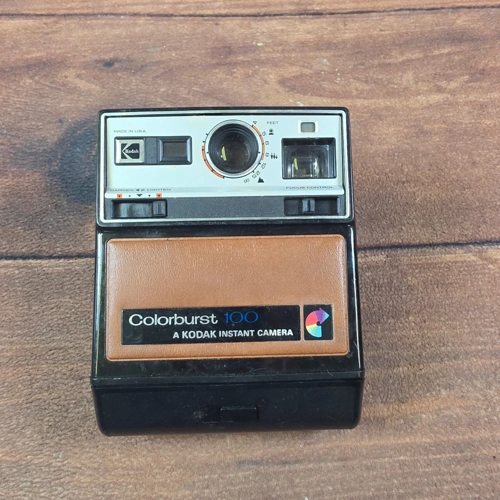Kodak Instant Camera Lot of 3 OS Brown Fair Untested For Parts Colorburst EK100
